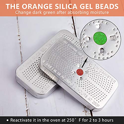 40 Gram Silica Gel Dehumidifier Desiccant Silica Gel Canister Reusable