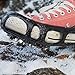 Kongland Shoes Protector Walk Traction Cleats on Ice and Snow, One Pair Elastic Rubber with Steel Cleats for Climbing and Hiking, Snow Cleats for Better Balance and Grip, Size XL