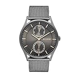 Skagen Men's Holst Stainless Steel Mesh Casual Watch, Color: Grey (Model: SKW6180)