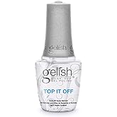 Gelish Top It Off High-Gloss Gel Nail Polish Top Coat Sealer, 0.5 oz