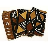 Cyberhustlin Bambara Mud Cloth Mali African Fabric Home Decorative Handmade Multifunction Upholstery (4 Colored)