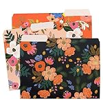 Lively Floral Letter Sized File Folders by Rifle Paper Co. -- 3 Styles