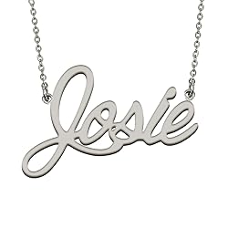 HUAN XUN Custom Letter Script Name Necklace