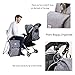 SUNVENO Baby Diaper Bag Backpack Nappy Changing Waterproof Function Organizer Large Stylish Mommy Bag Backpack (Gray)