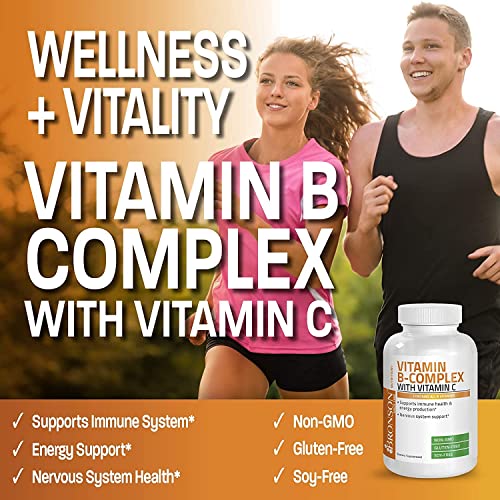 Bronson Vitamin B Complex with Vitamin C Immune Health, Energy