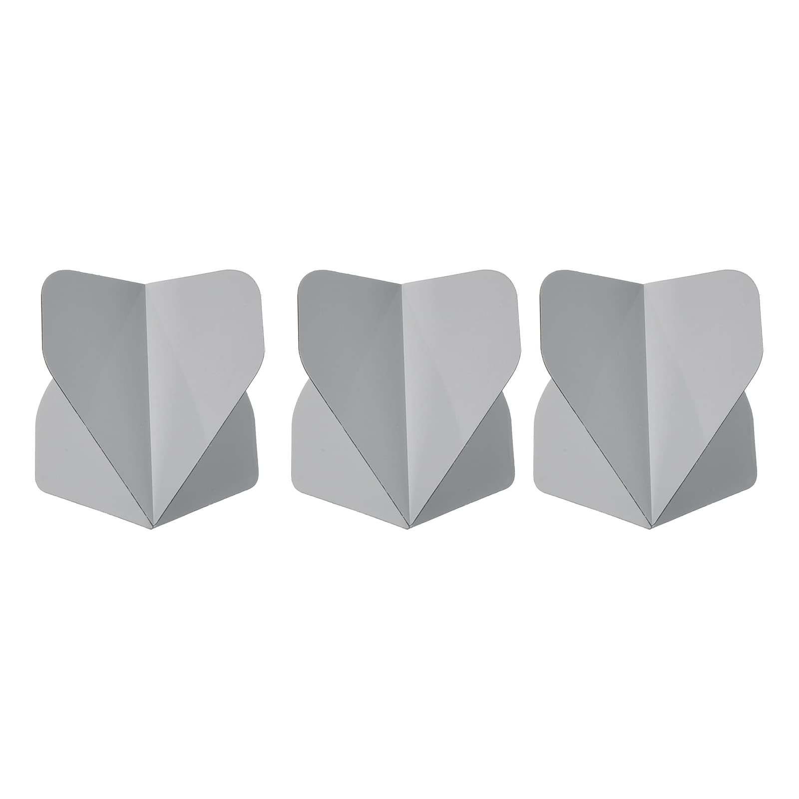 PATIKIL Dart Flights, 3 Pack PET Standard Darts Accessories Replacement Parts for Soft Tip Steel Tip, Gray