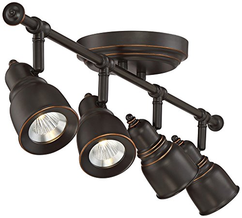Pro Track Denise 4-Light Bronze LED Track Fixture