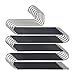 Myfolrena Hangers for Pants Clothes Hanger Non Slip Updated S-Shaped 5 Layers Hangers Closet Space Saver for Jeans Scarf Tie(6-Pack)