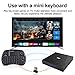 Android TV Box, HAOSIHD T9 Android 9.0 TV Box with Remote Control & Mini Keyboard, 4GB RAM 32GB ROM RK3328 Quad-core, Support 4K Full HD 2.4Ghz WiFi BT 4.1 Smart TV Box (Black 1)