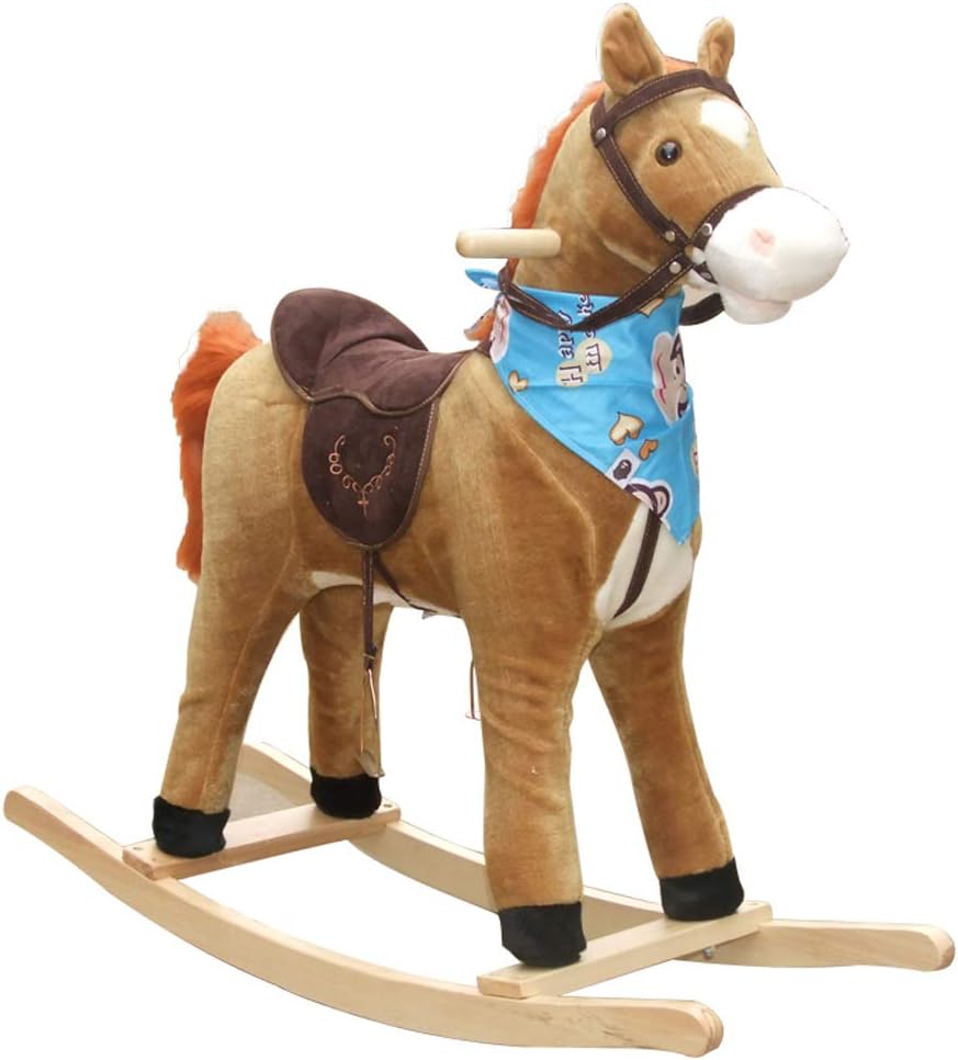 wooden rocking horse for adults