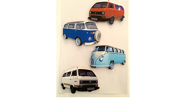 CONJUNTO DE CUATRO CLASSIC VW T25 Y FURGONETA ...