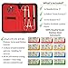 Stainless Steel 3 Tool Instrument Suture Set/Kit with 12 Assorted Sutures for Medical and Vet Students; Tactical and Emergency Training.
