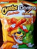 Cheetos Flamin Hot and Doritos Dinamita Chile Limon 8.0 oz
