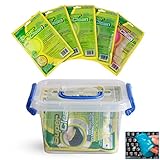 ieGeek Magic PC Laptop Computer Keyboard Cleaner Set (5 Pack + Storage Box) - Super Silica Gel Gummy Cleaners for Electronics