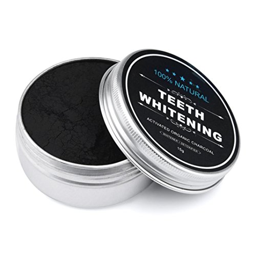 LtrottedJ Teeth Whitening Powder ,Natural Organic Activated Charcoal Bamboo Toothpaste
