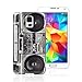 Amtonseeshop(TM) Newest Fashion Hot Selling Unique Special Case for Samsung Galaxy S5 I9600 G900 (Plastic Vintage Sound Hard Back Case)