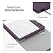 MoKo Case Fits All-New Kindle Oasis (9th and 10th Generation ONLY, 2017 and 2019 Release), Multi Angle Viewing Vertical Flip Cover with Auto Wake/Sleep - Purple