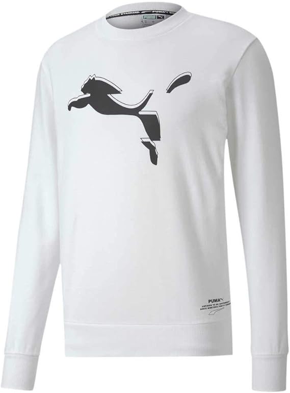 4 Garçons Plein D'avenir Amazon Prime PUMA Avenir Graphics Crew Sweat pour Homme Blanc 59809602: Amazon.fr