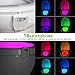 Sunnest Motion Activated Toilet Night Light, LED Toilet Seat Nightlight, Motion Sensor Toilet Bowl Light with UV Sterilizer and PVC Fragrance Slice 16 Color Changes Modes, Fit Any Toilet