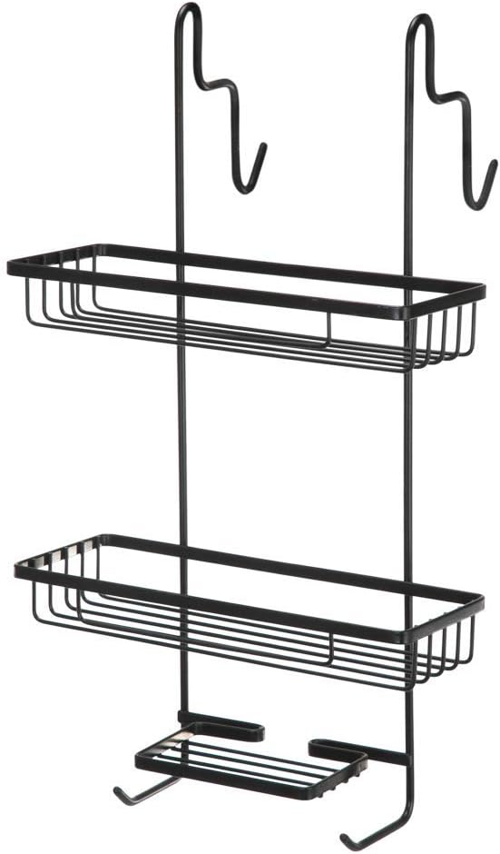 Prateleira Porta Shampoo p/Box, 28.5cm, Preto, Arthi