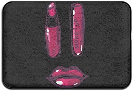 Bathroom Rug Mat Contour Rug Toilet Floor Rug Flannel Bath Shower Mat Fruits Square Carpet