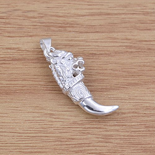 usongs Leading fashion Silver Spike necklace pendant DIY handmade red string bracelet necklace pendant jewelry accessories tuba