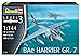 Revell RV03887 1:144-BAe Harrier GR.7 Plastic Model kit, Grey, 1/144