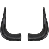 VOSAREA 1 Pair Halloween Horn Headband Imitation Ox Horn Headdress Bulls s Costume Headband Ox DIY Hair Decor for Halloween Party