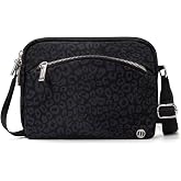 MEXS Everywhere Crossbody Bag 2L Metal Hardware, Casual Crossbody Bags for Women Travel Purse Shoulder Handbags Wallet