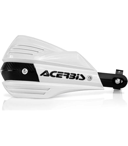 Amazon.com: Acerbis White/Black Plastic Endurance X Handguards