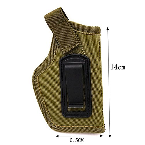 Gun Holster, Concealed Belt Holster Ambidextrous Holster For Compact Subcompact Pistols by Dressffe (Army Green)
