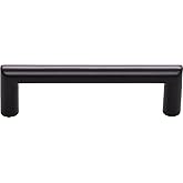 Top Knobs - TK941BLK - Kinney Pull 3 3/4" - Flat Black - Lynwood Collection