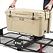 Vault Hitch Cargo Carrier - 60' x 24' Steel Constructed Hitch Storage Rack for Truck, SUV, Car, or RV - 500 Lbs Capacity - Compatible with 2' Receiver