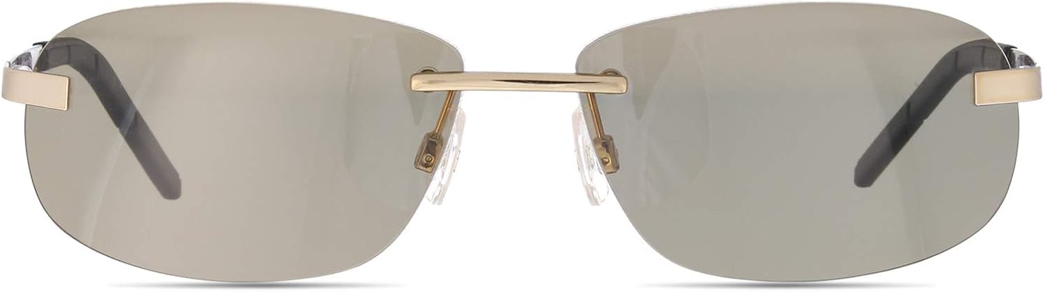 green eyeglass lenses