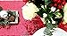 B-COOL Rectangle Sequin Tablecloth Christmas Red Table Cloth 60x102inch Seamless Wedding Red Sequin Fabric Linens Overlay for Mother's Day Valentines Decoration