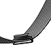 18mm Magnetic Milanese Loop Stainless Steel Magnet Closure Lock Watch Band For Withings Activité, Activité Pop or Activité Steel (YESOO Retail Packaging - 180 Days Warranty) (Black)