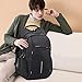 Laptop Backpack Rucksack Asltoy 17.3 inch Notebook Business Backpack Large Capacity TSA Lock Anti Theft Water Resistant USB Charging Port Headphone interface Travel bag College Bag School Bookbag (Bk)