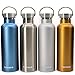TOPOKO 25 oz Stainless Steel Vacuum Insulated Water Bottle, Keeps Drink Cold up to 24 hours & Hot up to 12 hours, Leak Proof and Sweat Proof. Large Capacity Sports Bottle