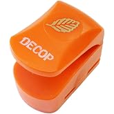 Paper Intelligence DECOP Craft Punch, Embossed Punch, Leaf, Small, Orange