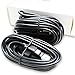 Two (2) Samsung Galaxy S8 S8+ Motorola Droid Z / Z Force / Z Play Google Pixel / Pixel XL LG G5 G6 USB-C Fast Data Charging Cables Nexus 6P - Black 10 Feet