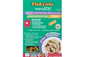 TINKYADA Organic Brown Rice Penne, 340g