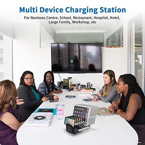 10 Ports Charging Station for Multiple Devices - NTONPOWER USB Fast Charging Dock, Phone Tablets Org - //coolthings.us