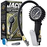 JACO FlowPro Tire Inflator with Pressure Gauge - 100 PSI
