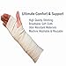 Premium Elastic Bandage Wrap (6” Wide, 1 Pack) - Nexskin Latex Free Athletic/Medical Compression Bandages Hook & Loop Fasteners at Both Ends - Lifetime Washable & Reusable Bandages