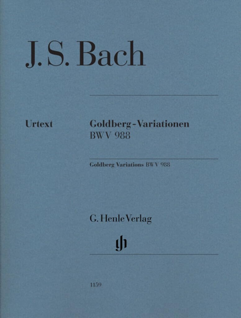 Goldberg Variations BWV 988 - piano - (HN 1159): Urtextausgabe ohne Fingersatz