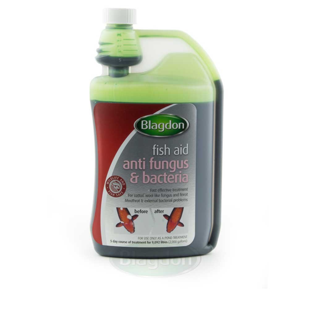 Blagdon Fast Acting Anti-Fungus & Bacteria Water Treatment for All Pond Fish, Finrot, Mouthrot, External Bacterial Infections, Wildlife & Fish Safe, 1 Litre โ image 1