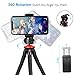 Fotopro Flexible Tripod, Vlog Tripod with Bluetooth Remote, Portable Camera Tripod, Phone Tripod for iPhone with Smartphone Tripod Mount, Tripode Phone for Samsung, Huawei, DSLR-30