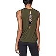 Mippo Workout Tops for Women Open Back Shirts Yoga Athletic Tops Running Muscle Tank Tops