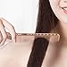 Aluminum Hair Comb Metal Cutting Hairdressing Barbers Combs Anti-Static Ultra Thin Rose Gold