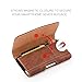 AISCELL Belt Clip Pouch Brown Wallet Leather Case Belt Loop Holster 6.6x3.5x0.6 Inches,Compatible iPhone 11, 11 Pro Max, Xs Max,XR,8 Plus,7 Plus,6 6S Plus,with Hybrid Protective Cover Case 09 Bn